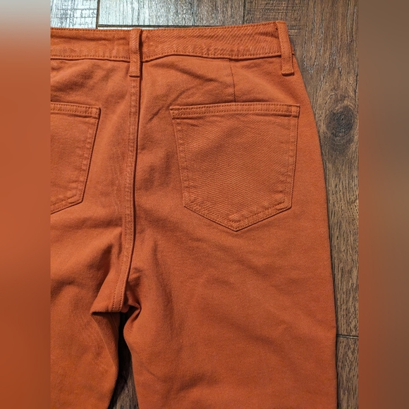 Just USA Women's High Rise Slim Straight Leg Jeans AB182 Rust Size 29 / 8 NWT! - Picture 14 of 16